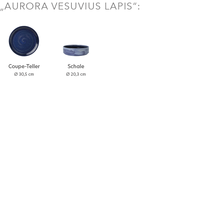 „Aurora meets Vesuvius Lapis“ Kombination