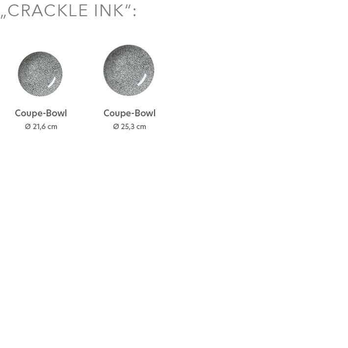 „Crackle Ink“ Kombination